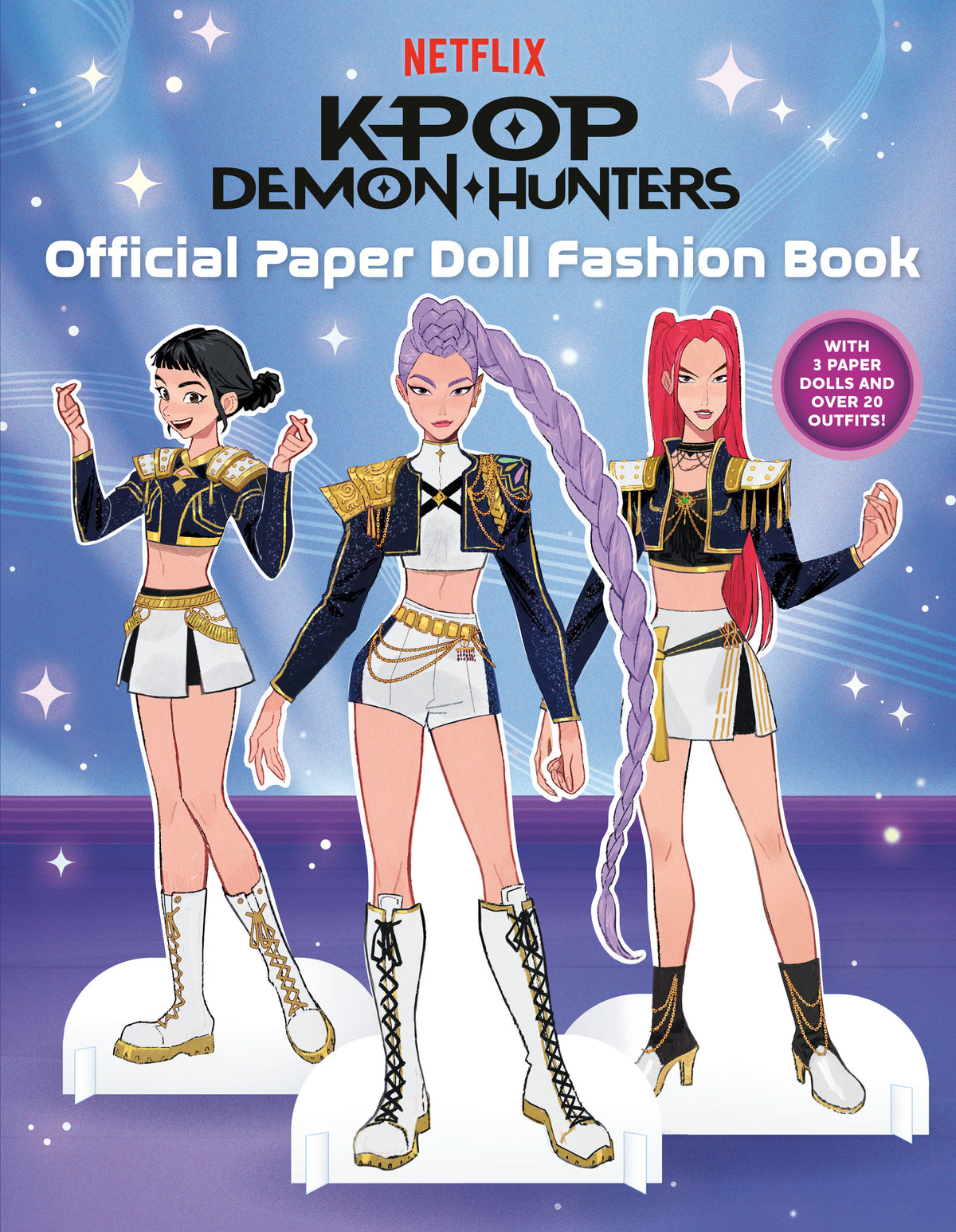 Cover of KPop Demon Hunters Official Paper Doll Fashion Book