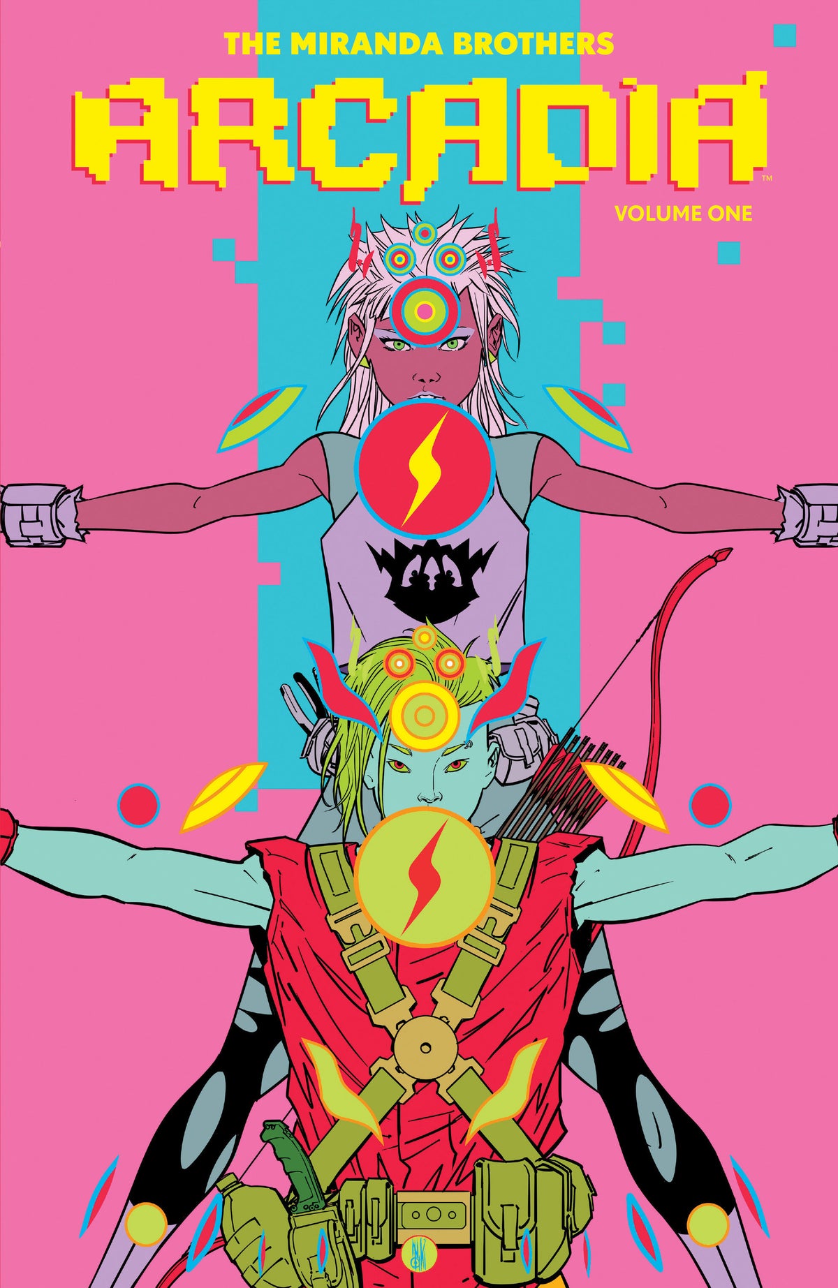 Cover of Arcadia Volume 1, cover art by Inaki Miranda