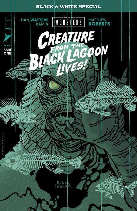 Universal Monsters Creature From The Black Lagoon Lives Black & White Special #1 (Of 2) Cvr B Mark Chiarello Var ---- 0326IM0279