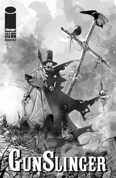 Gunslinger Spawn #55 Cvr B Ig Guara B&W Var ---- 0326IM0345