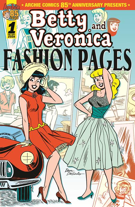 Archie Comics 85Th Anniversary Presents Betty & Veronica Fashion Pages (One-Shot) Cvr A Dan Decarlo