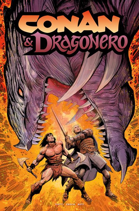 Conan And Dragonero #4 (Of 7) Cvr A Patch Zircher (Mr)