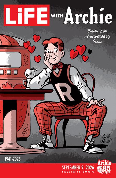 Life With Archie #1 Facsimile Cvr E George Frese Foil Life Magazine Var