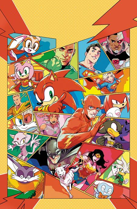 Dc X Sonic The Hedgehog Metal Legion #5 (Of 5) Cvr A Pablo M Collar