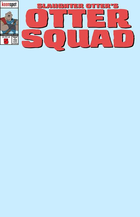 Otter Squad #5 Cvr D Baby Blue Blank Sketch Cover Bagged With Trading Card Var
