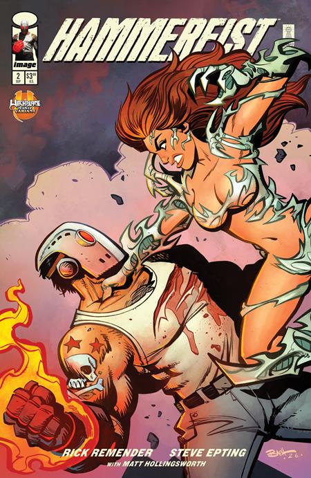 Hammerfist #2 Cvr C Brett Parson Witchblade Team Up Var (Mr)