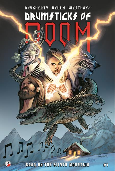 Drumsticks Of Doom Band On The Silver Mountain #1 (Of 3) Cvr A Dan Dougherty 