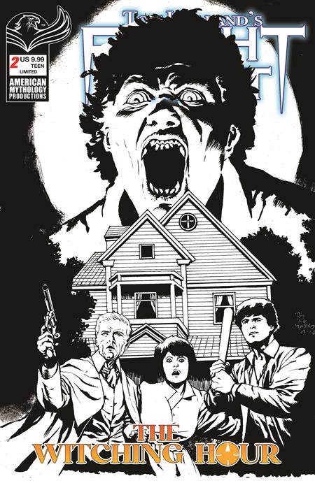 Fright Night Witching Hour #2 (Of 2) Cvr E Roy Allan Martinez Ltd B&W Var