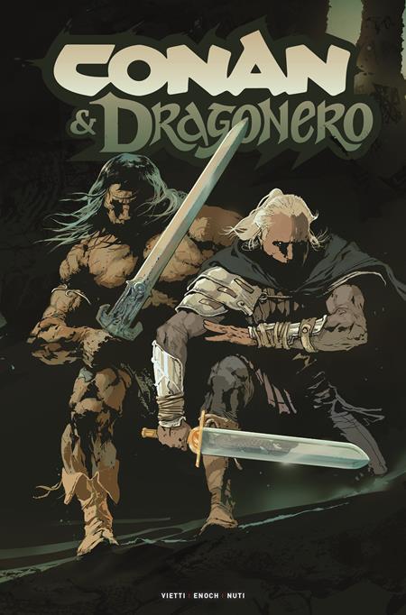 Conan The Barbarian And Dragonero #5 (Of 7) Cvr C Stevan Subic Foil Var (Mr)