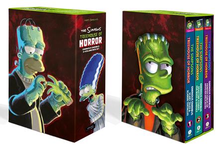 Simpsons Treehouse Of Horror Ominous Omnibus Hc (3 Volume Box Set)
