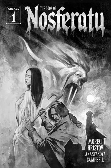 Book Of Nosferatu #1 (Of 4) Cvr B Todor Hristov B&W Var (Mr)