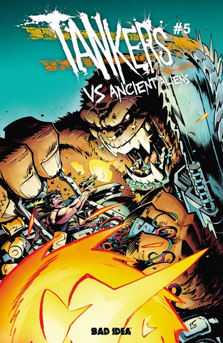 Tankers Vs Ancient Aliens #5 (Of 5) Cvr A Tyrell Cannon