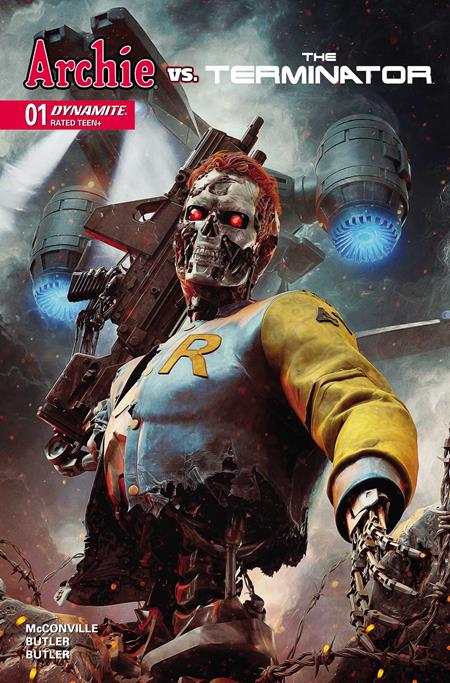 Archie Vs The Terminator #1 Cvr E Bjorn Barends Foil Var