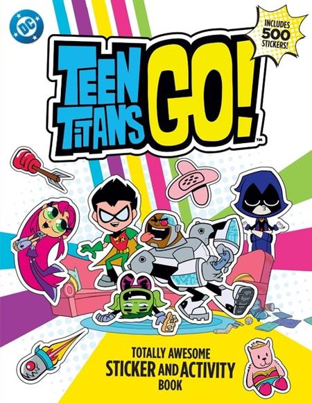 Teen Titans Go Totally Awesome Sticker And Activity Book Tp