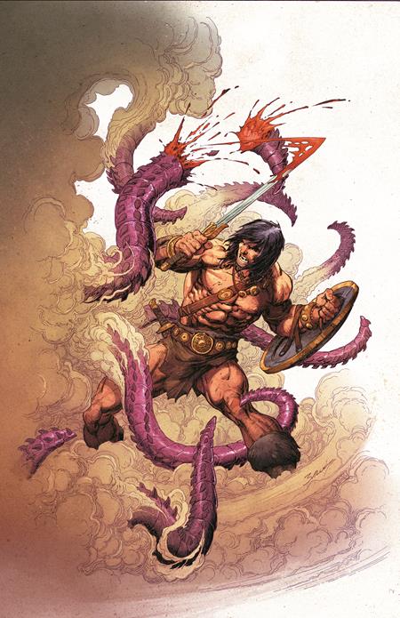 Conan The Barbarian #36 Cvr D Mark Bagley Virgin Cardstock Var (Mr)