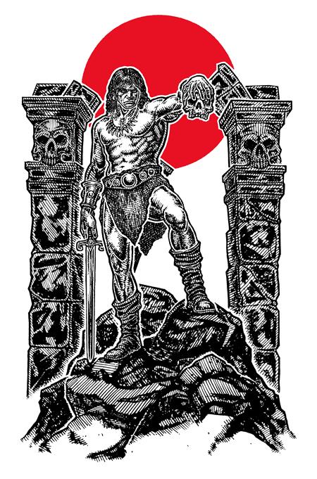 Conan The Barbarian Tides Of The Tyrant King #2 (Of 4) Cvr F Micah Ulrich Virgin Foil Var (Mr)