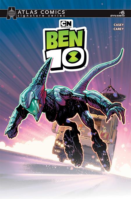 Ben 10 #6 Cvr I Robert Carey Atlas Edition Signed By Joe Casey Var