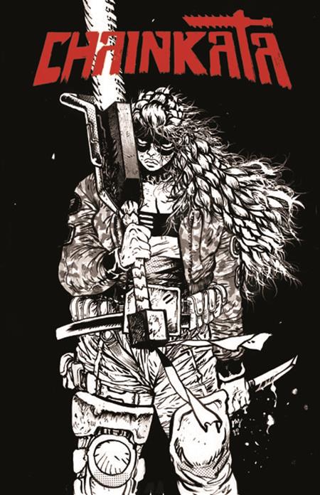 Chainkata #1 Cvr B Daniel Warren Johnson B&W Var