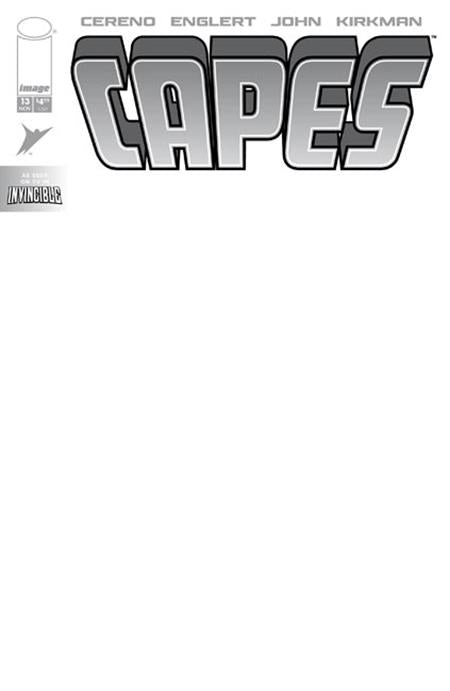 Invincible Universe Capes #13 Cvr F Blank Sketch Var