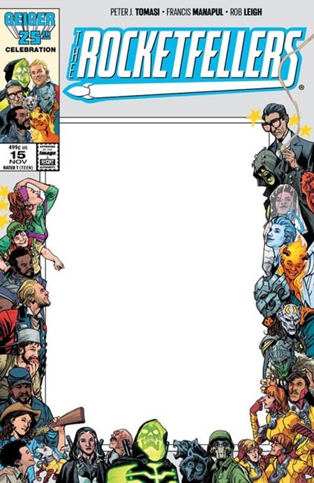 Rocketfellers #15 Cvr D Blank Sketch Var
