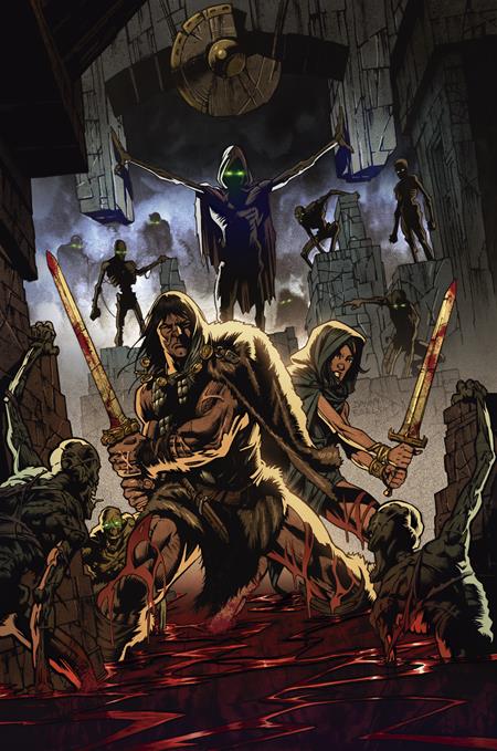 Conan The Barbarian Tides Of The Tyrant King #3 (Of 4) Cvr E Danny Earls Virgin Cardstock Var (Mr)