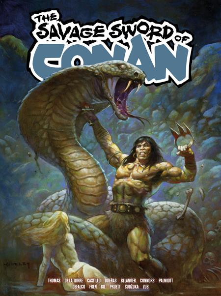 Savage Sword Of Conan Tp Vol 05 Direct Market Edition Alex Horley Cvr (Mr)