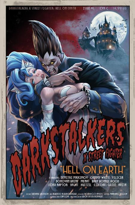 Darkstalkers X Street Fighter Hell On Earth #1 (One Shot) Cvr C Drax Gal Var