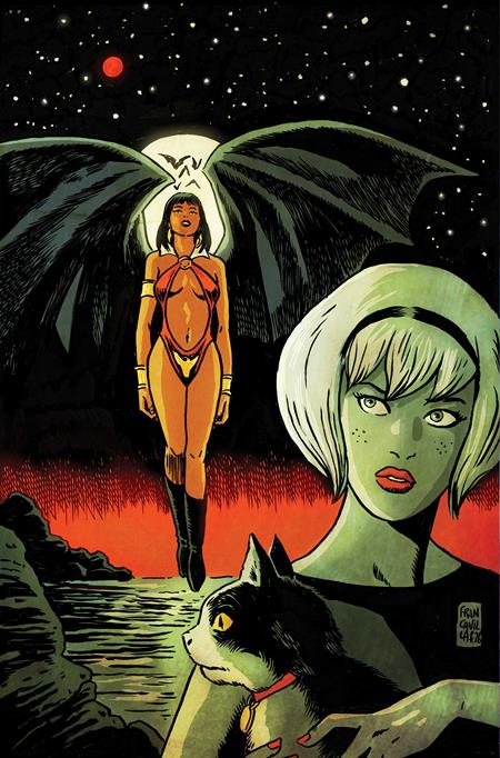 Sabrina The Teenage Witch Vampirella #1 Cvr J Francesco Francavilla Ltd Virgin Var