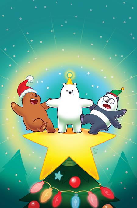 We Bare Bears Christmas Special #1 (One Shot) Cvr F Paulina Ganucheau Ltd Virgin Var