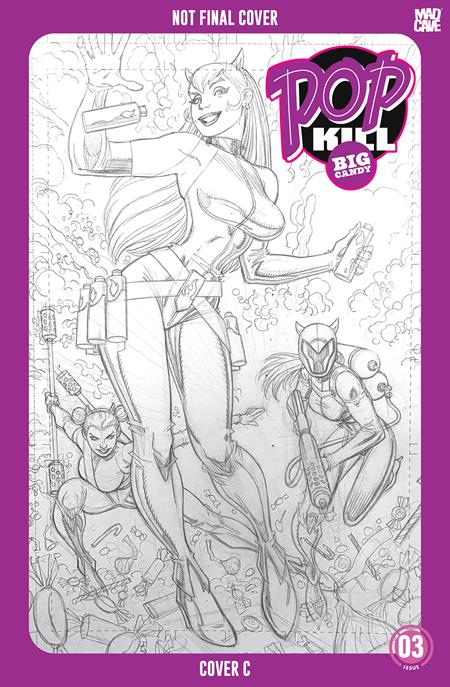 Pop Kill Big Candy #3 (Of 4) Cvr C Art Adams Var (Mr)