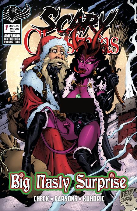 Scary Christmas Big Nasty Surprise #1 Cvr C Neil Vokes Racy Var (Mr)