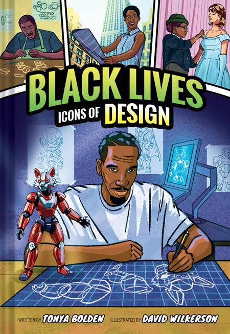 Cover of Black Lives HC Vol 02 Icons Of Design, cover art by David Wilkerson