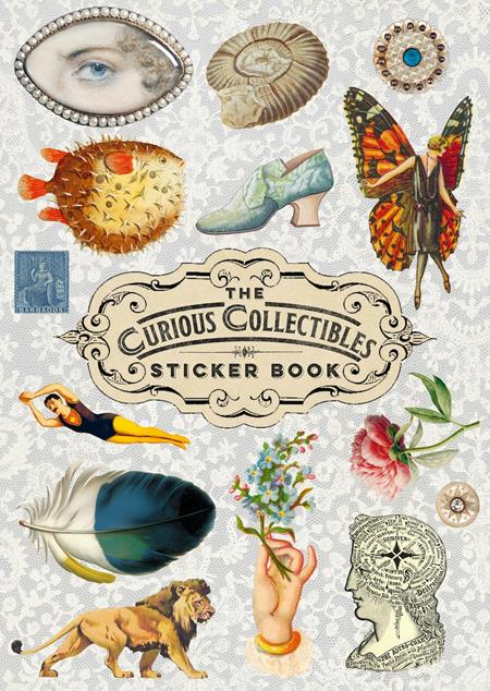 Cover of Curious Collections Sticker Book TP, cover art by Grace Wilmshurst