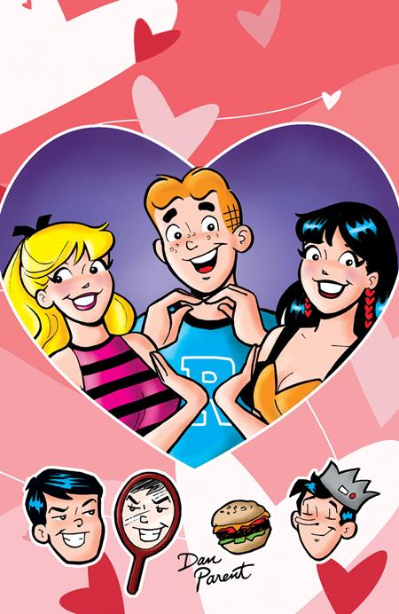 Cover of Betty And Veronicas Valentines Spectacular (One Shot) CVR D Dan Parent Foil Full Art VAR, cover art by Dan Parent