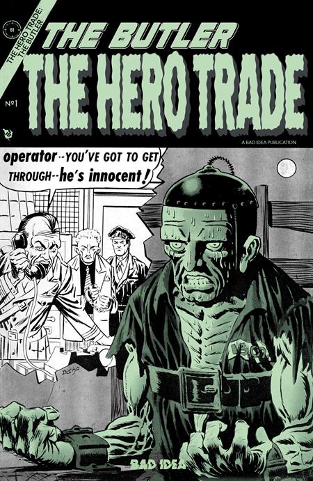 Cover of Hero Trade The Butler #1 (One Shot) CVR G Steve Ditko Glow-In-The-Dark Old Masters VAR, cover art by Steve Ditko
