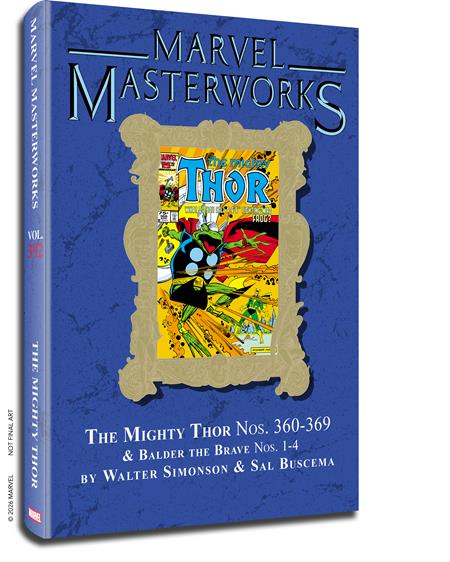 Cover of Marvel Masterworks The Mighty Thor HC Vol 25 Walter Simonson Direct Market Edition CVR, cover art by Walter Simonson