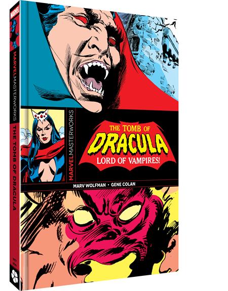 Cover of Marvel Masterworks Tomb Of Dracula HC Vol 06 Gene Colan Clover Press Edition CVR, cover art by Gene Colan