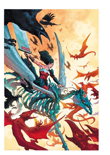 Cover of Absolute Wonder Woman #28 CVR D Jerome Opena Card Stock VAR, cover art by Jerome Opena