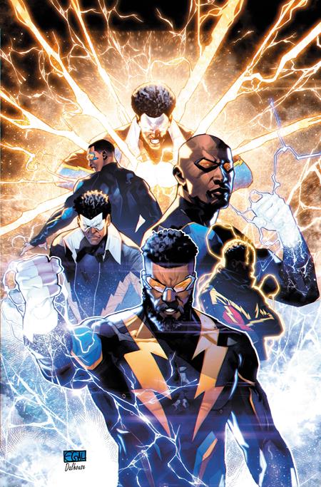 Cover of DC Power Black Lightning 50Th Anniversary Special #1 (One Shot) CVR A Edwin Galmon, cover art by Edwin Galmon