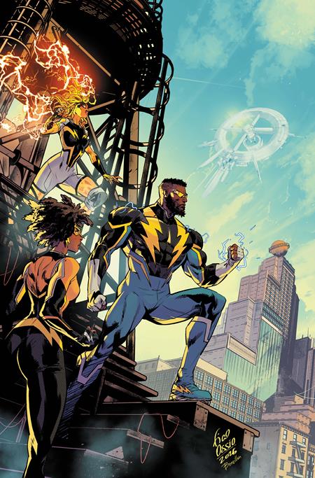 Cover of DC Power Black Lightning 50Th Anniversary Special #1 (One Shot) CVR B Fico Ossio Card Stock VAR, cover art by Fico O
