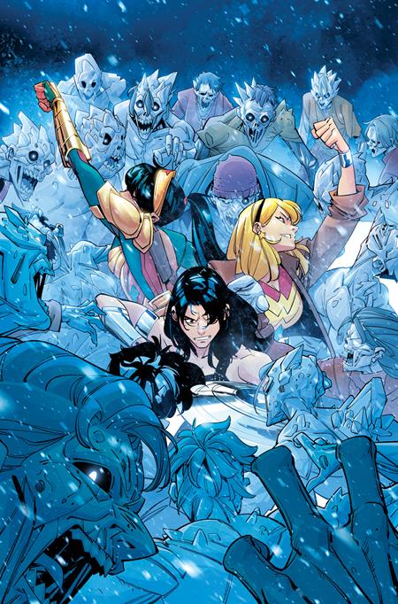 Cover of Justice League Arctic Attack Special #1 (One Shot) CVR C Daniele Di Nicuolo Card Stock VAR, cover art by Daniele Di 