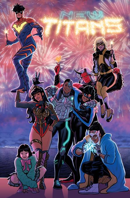 Cover of New Titans #43 CVR B Joe Quinones Card Stock VAR, cover art by Joe Quinones