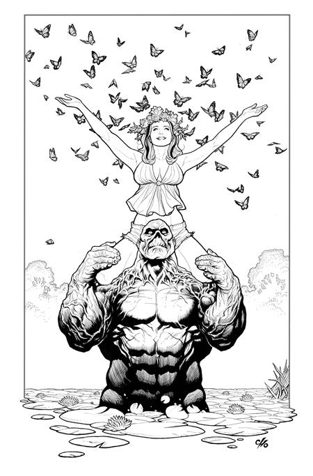 Cover of Dcs Crazy Little Swamp Thing Called Love #1 (One Shot) CVR B Frank Cho Card Stock VAR, cover art by Frank Cho