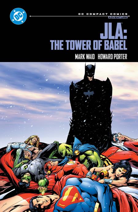 Cover of Jla The Tower Of Babel TP (DC Compact Comics Edition), cover art by Howard Porter, John Dell