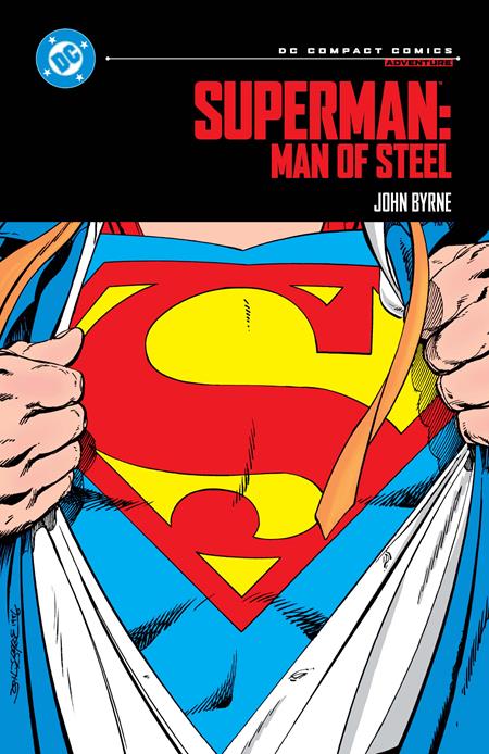 Cover of Superman Man Of Steel TP (DC Compact Comics Edition), cover art by John Byrne