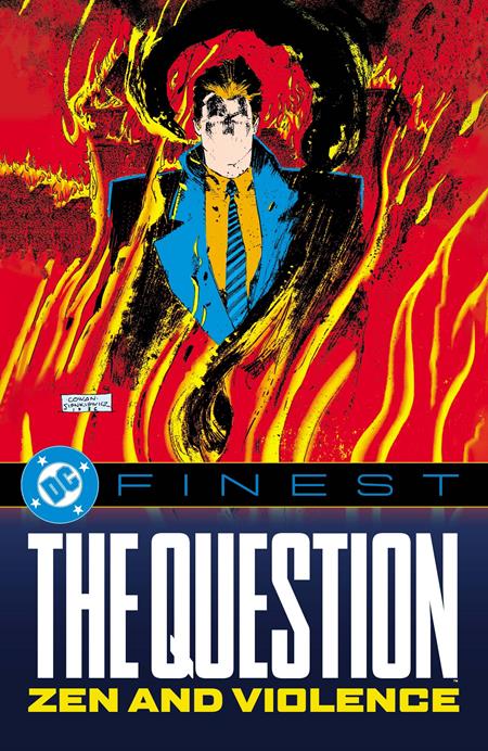 Cover of DC Finest The Question Zen And Violence TP, cover art by Denys Cowan, Bill Sienkiewicz