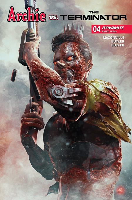 Cover of Archie Vs The Terminator #4 CVR B Bjorn Barends VAR, cover art by Bjorn Barends