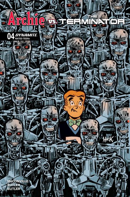 Cover of Archie Vs The Terminator #4 CVR C Robert Hack VAR, cover art by Robert Hack