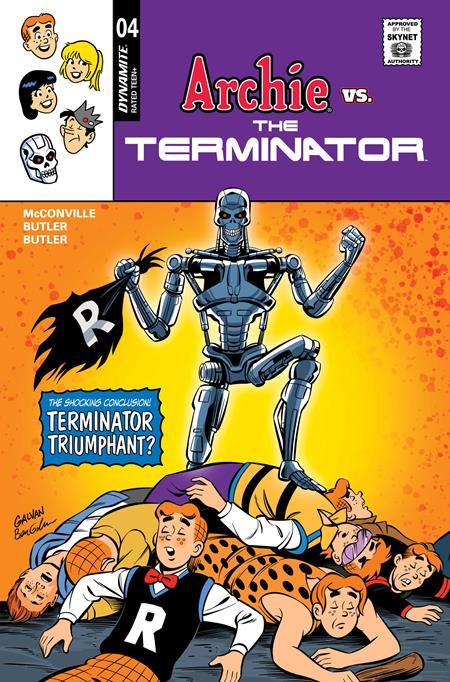 Cover of Archie Vs The Terminator #4 CVR D Bill Galvan VAR, cover art by Bill Galvan