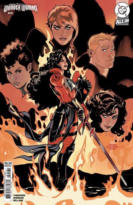 Cover of Df Absolute Wonder Woman #25 Variant Signed By Terry & Rachel Dodson, cover art by Terry Dodson, Rachel Dodson
